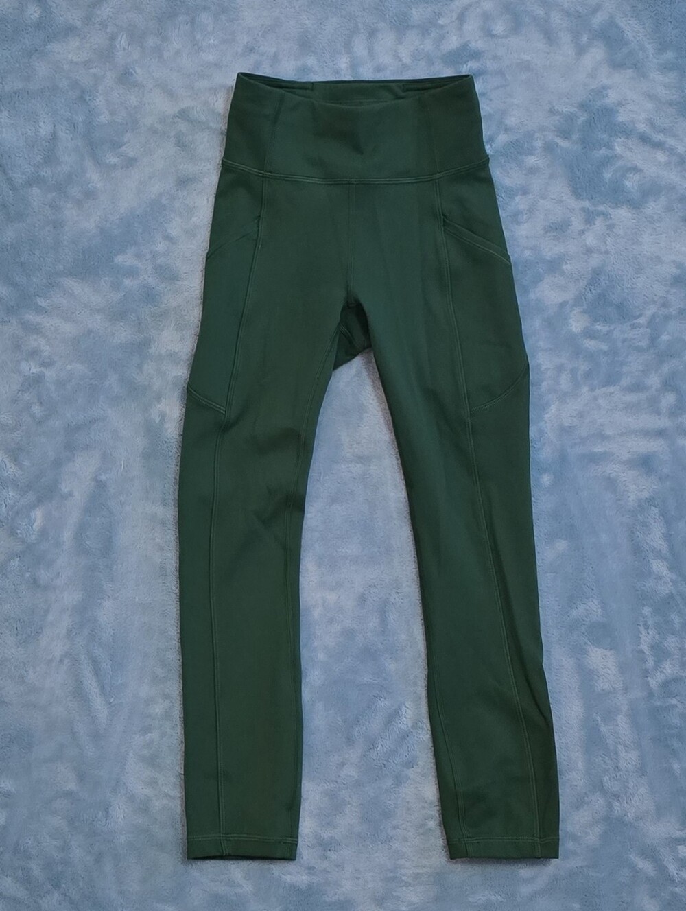 lululemon Orignal 100% Guarantee Forest Green High-Rise Leggings Size 0